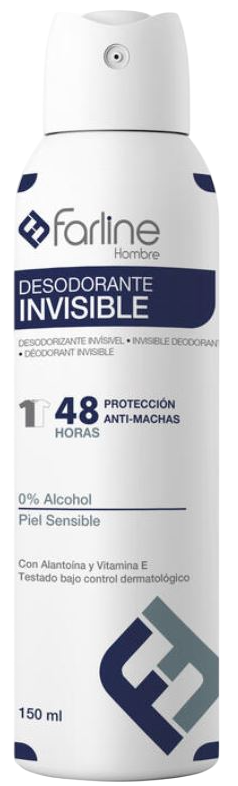 Farline Homem Desodorizante Spray Invisível 48H 150ml