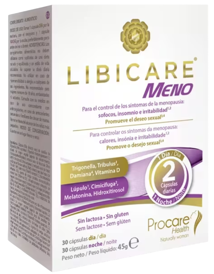 Libicare Meno (30 Cápsulas Dia + 30 Cápsulas Noite)