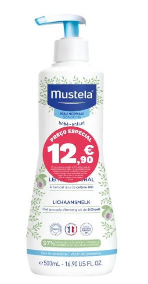 Mustela Pn Hydra Bebe Leite Corporal 500ml Preço Especial