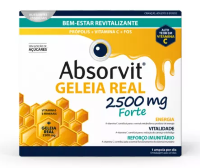 Absorvit Gel Real 2500Mg Forte 15ml x 20 ampolas