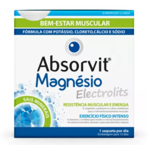 Absorvit Magnesio Electrolits Sobres 12x4g